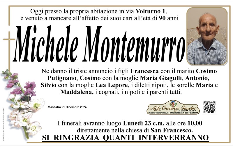 Trigesimo di Michele Montemurro