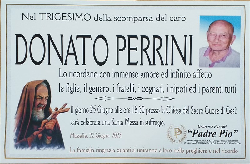 Trigesimo di Donato Perrini