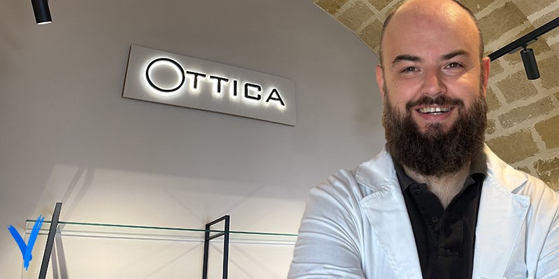 L'ottico optometrista castellanetano Michele Recchia