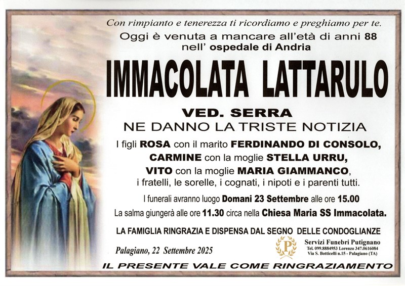 manifesto funebre