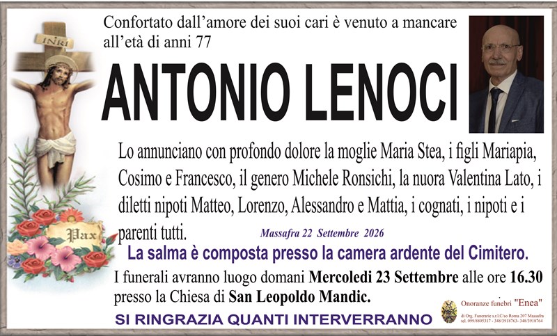 manifesto funebre
