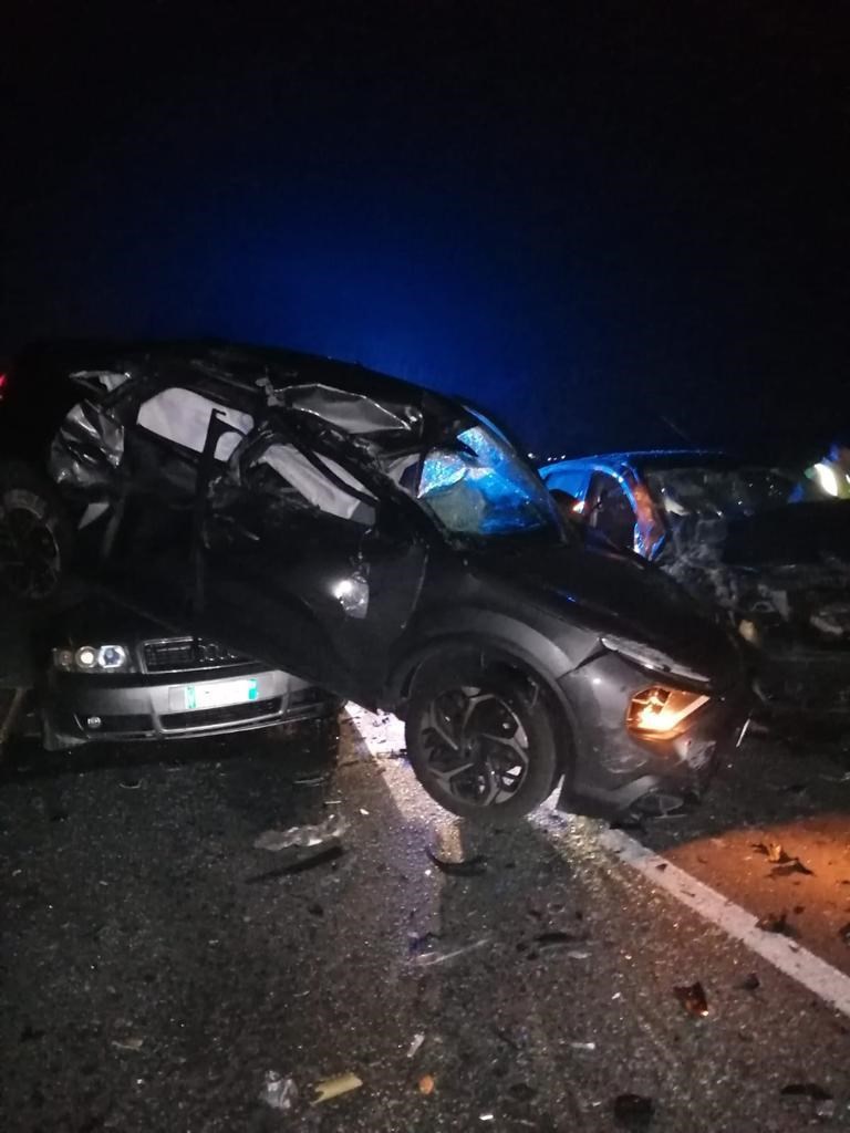 Incidente sulla strada statale 7