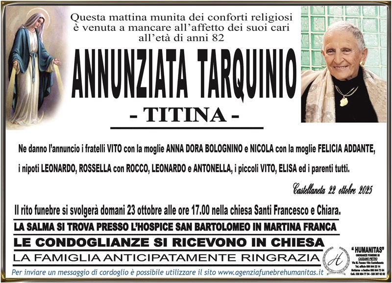 manifesto funebre