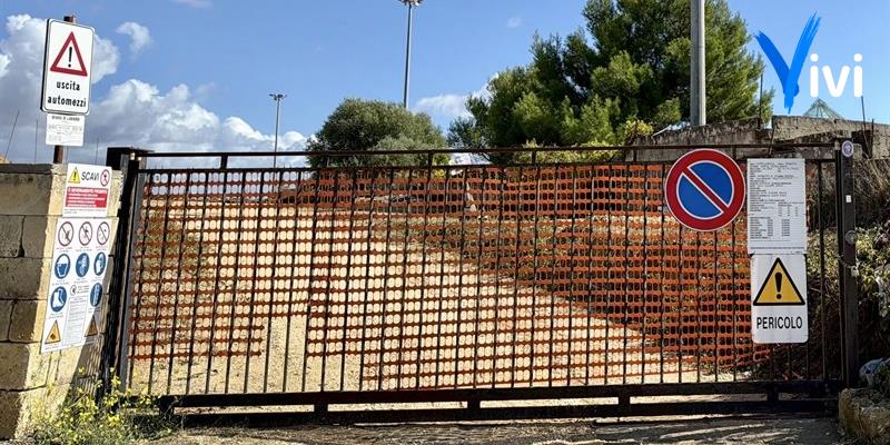 Il cantiere in via Mercato