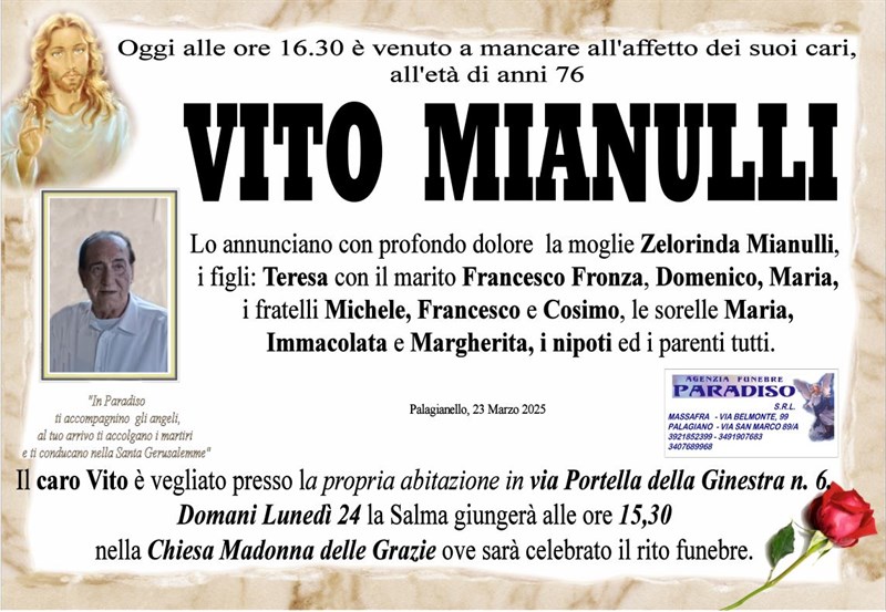 manifesto funebre