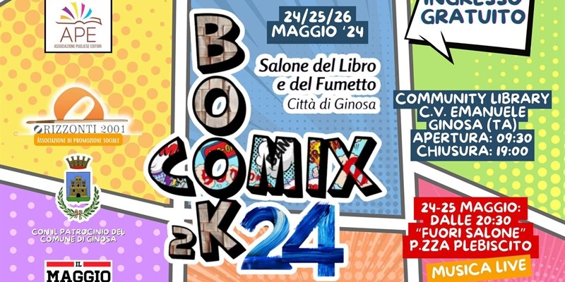 Tutto pronto per la terza edizione del Boox Comix