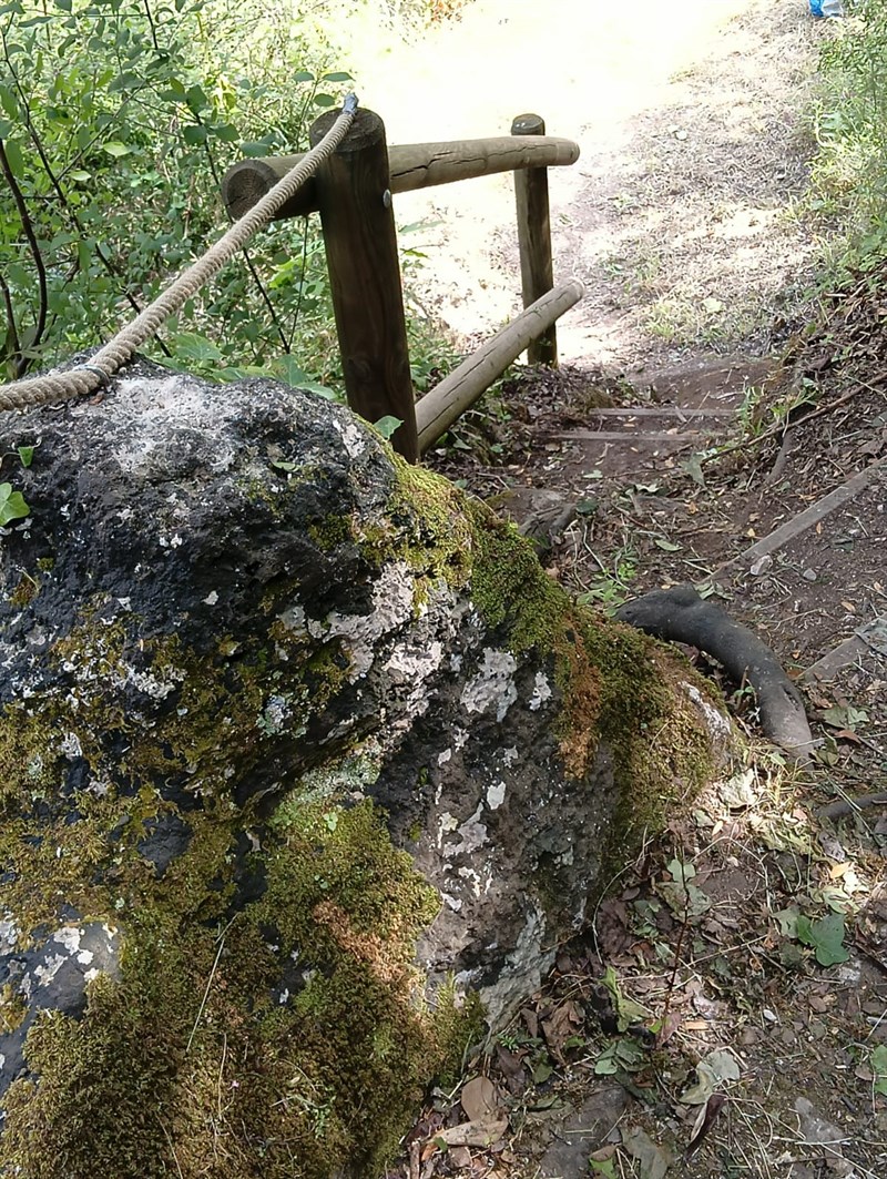 Il percorso che conduce alla grotta del Mago Greguro