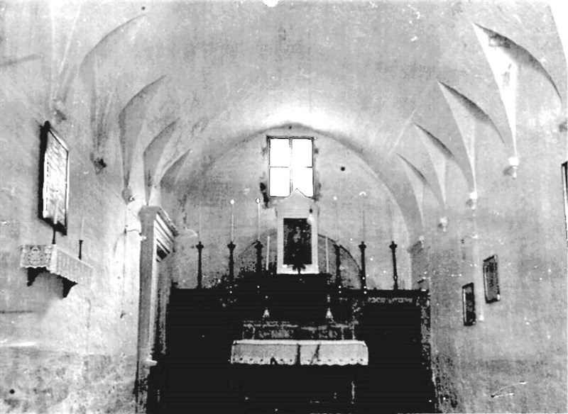 2 Chiesa di san Giovanni al Muricello, interno 1975