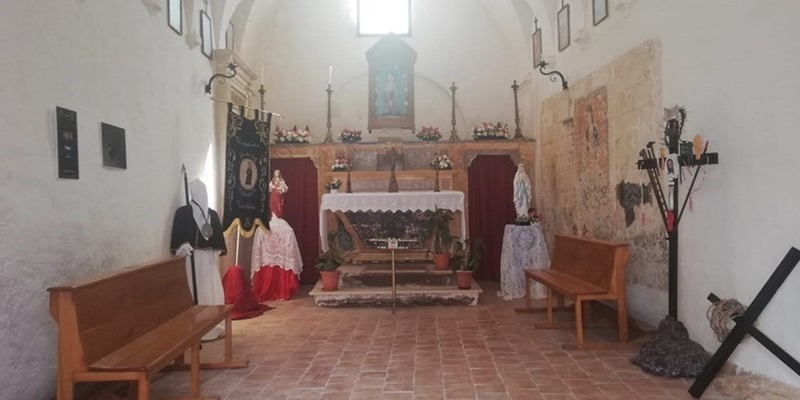 Linterno della chiesa di San Giovanni al Muricello 