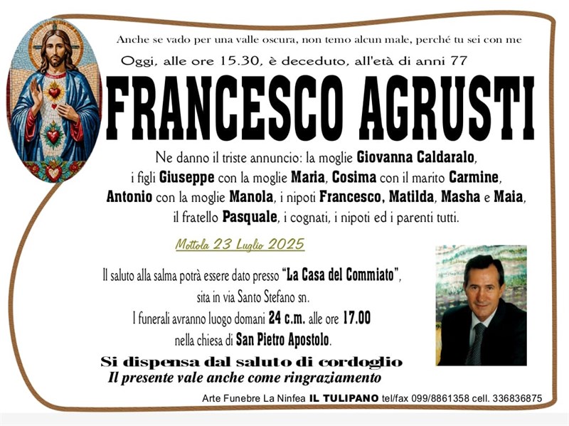manifesto funebre