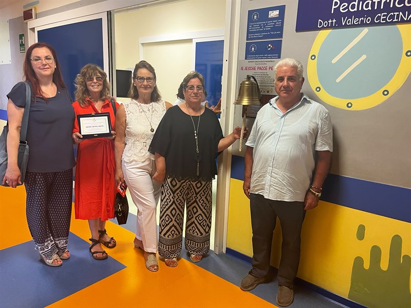Solidarietà in corsia: Unitre Castellaneta sostiene il reparto pediatrico di Taranto