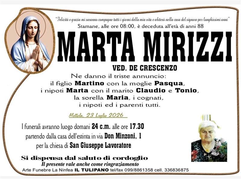 manifesto funebre