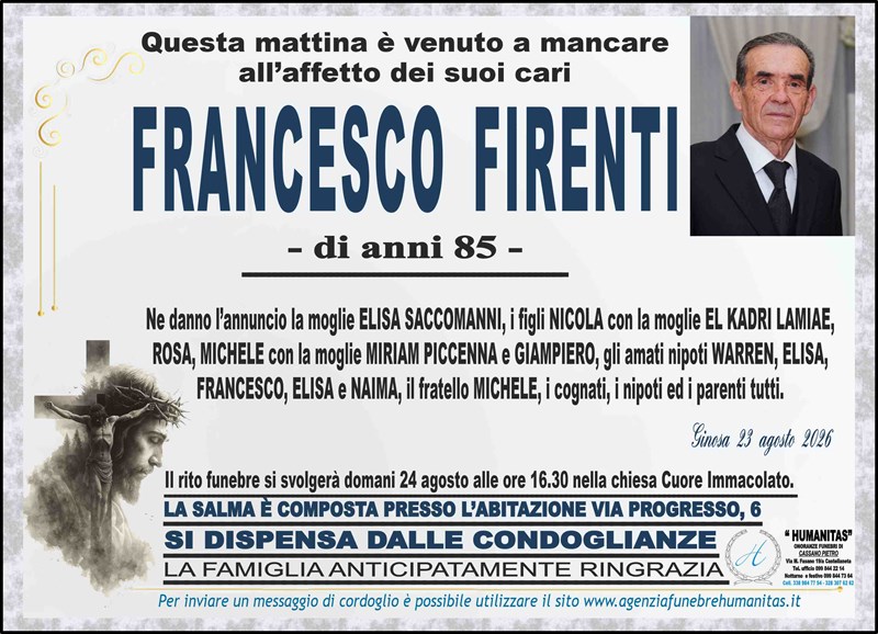 manifesto funebre
