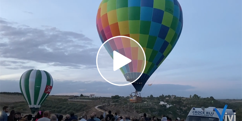 "Canyon Balloon Festival", Castellaneta col naso all'insù