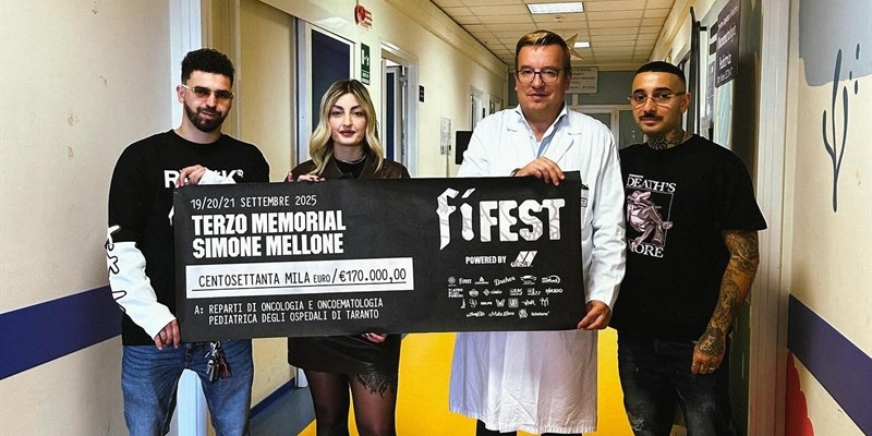 Il Fi Fest porta la sua solidarietà nel reparto “Nadia Toffa”