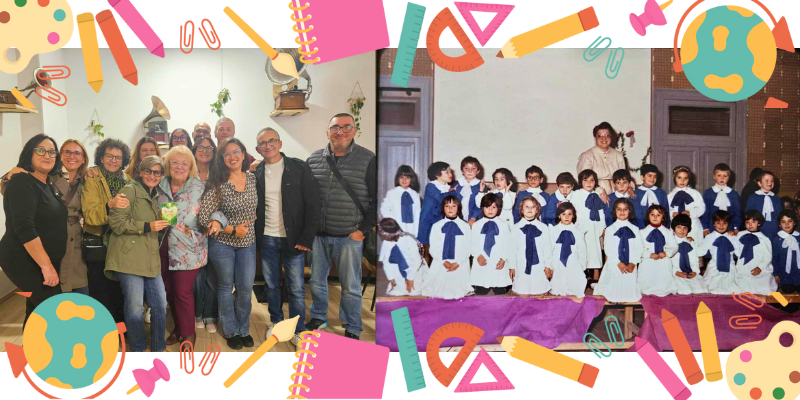 Dopo 43 anni gli alunni della “De Amicis” ritrovano la loro maestra