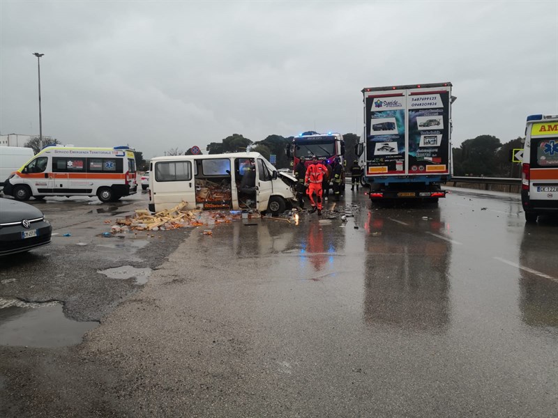 Incidente in località San Basilio