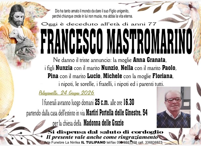 manifesto funebre