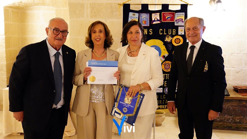 Lions Massafra-Mottola "Le Cripte": Maria Rosaria Guglielmi è il nuovo presidente