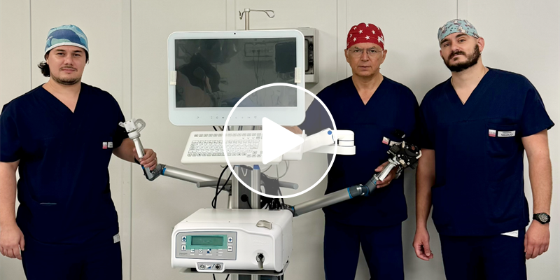 Chirurgia robotica mininvasiva: un nuovo robot per l'Urologia del "San Pio"