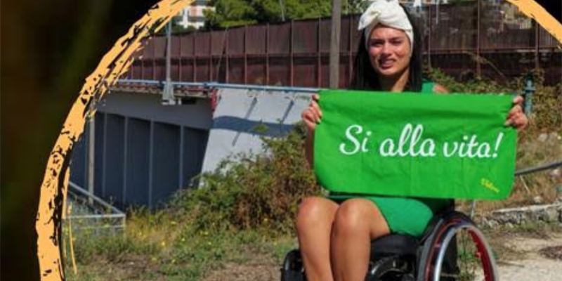 Valentina e il suo messaggio di vita