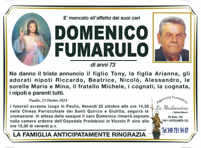 manifesto funebre
