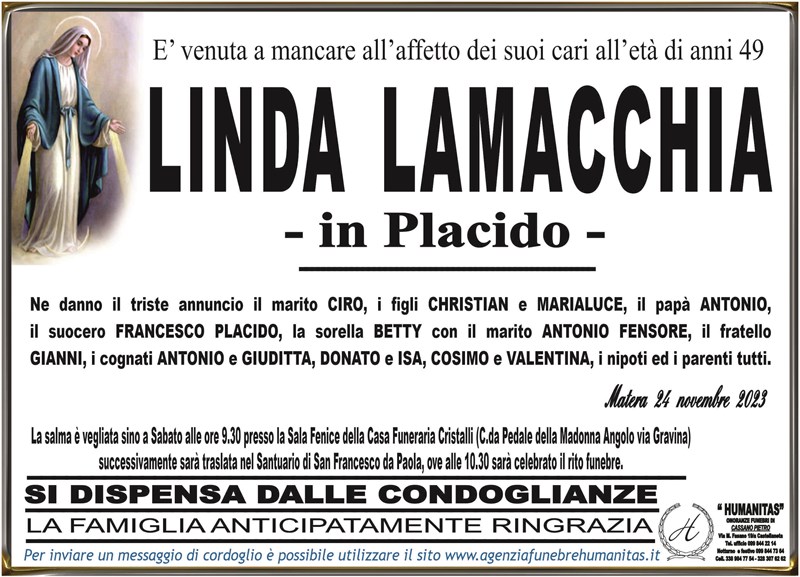manifesto funebre