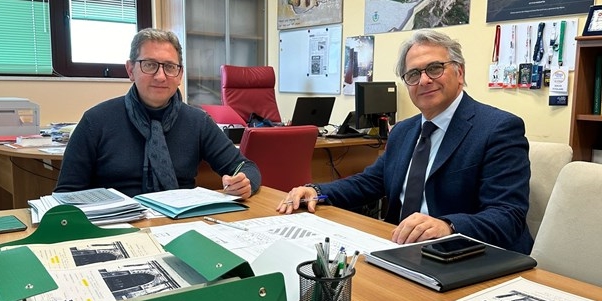 Il sindaco Quarto e il dottor Gianrocco Rossi Il sindaco Quarto e il dottor Gianrocco Rossi