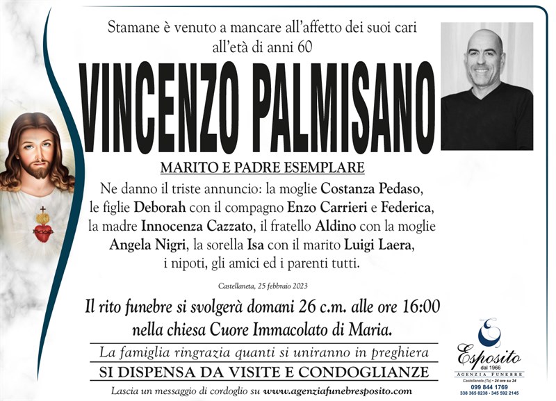 Anniversario di Vincenzo Palmisano