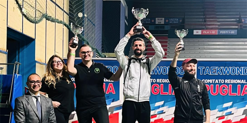 Taekwondo Cirillo sugli scudi all'Interregionali di Bari: conquistata la coppa nel parataekwondo