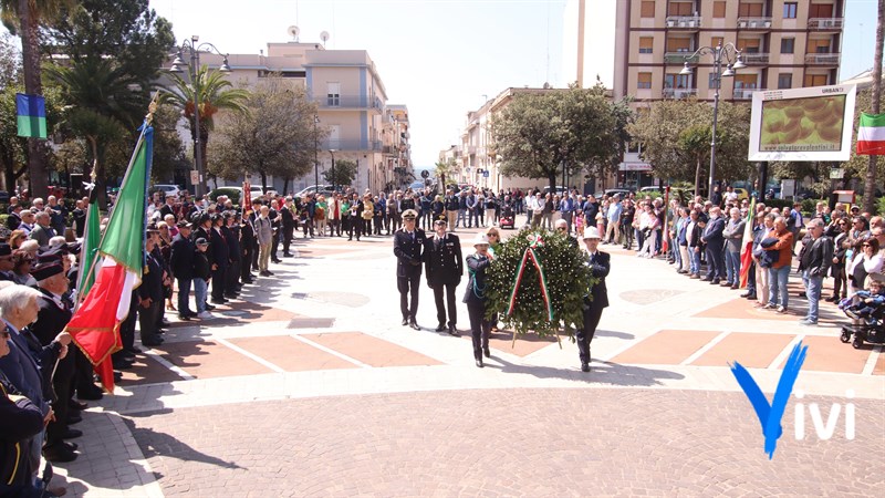 La cerimonia del 25 aprile a Massafra