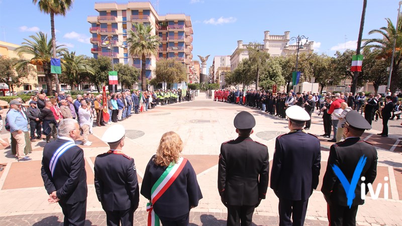 La cerimonia del 25 aprile a Massafra