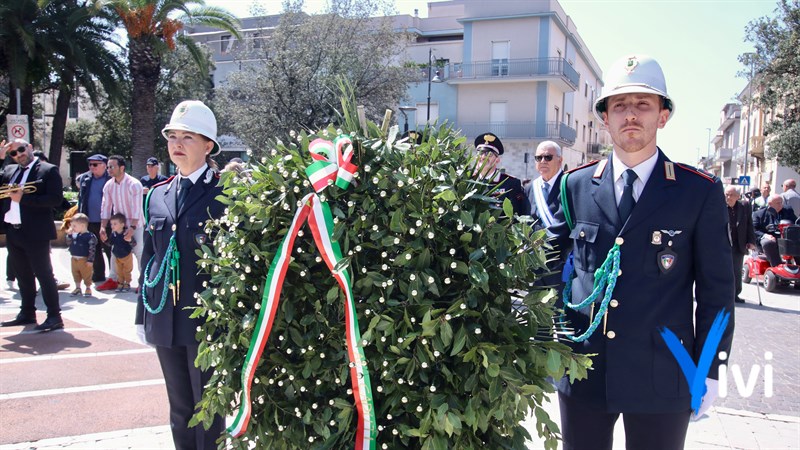 La cerimonia del 25 aprile a Massafra