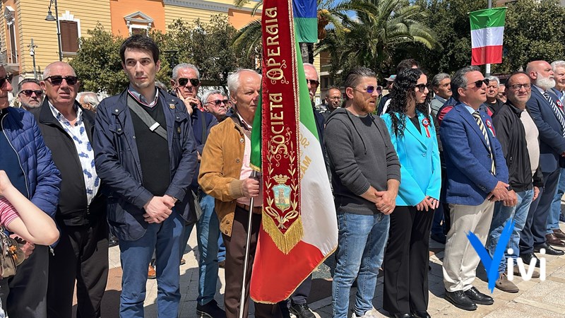 La cerimonia del 25 aprile a Massafra
