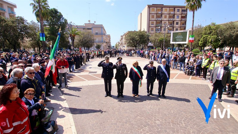 La cerimonia del 25 aprile a Massafra