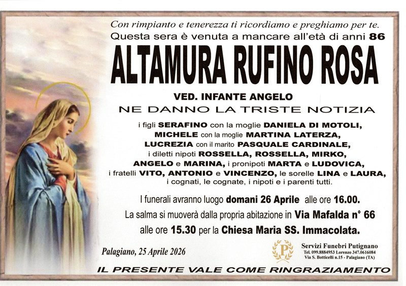 RUFINO ROSA ALTAMURA