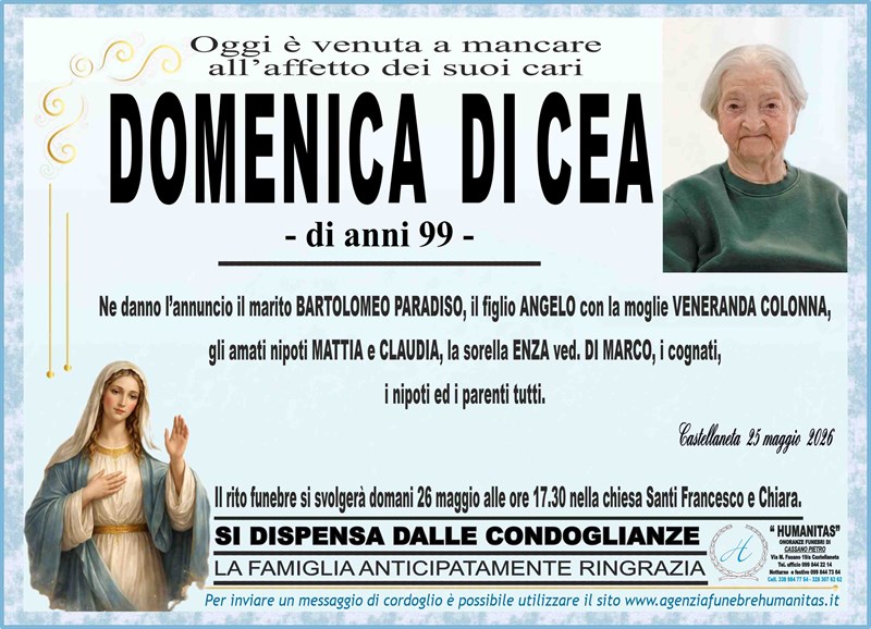 manifesto funebre