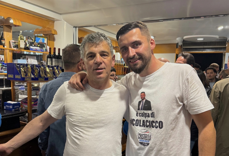 Sindaco e vicesindaco: Cristella e Colacicco