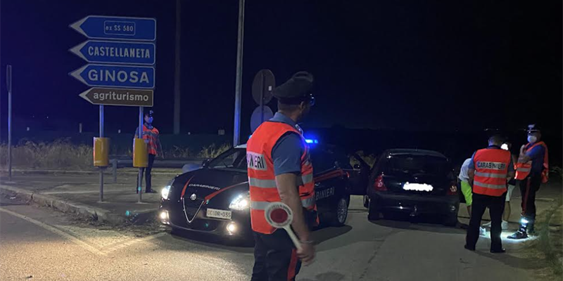 Carabinieri della compagnia di Castellaneta