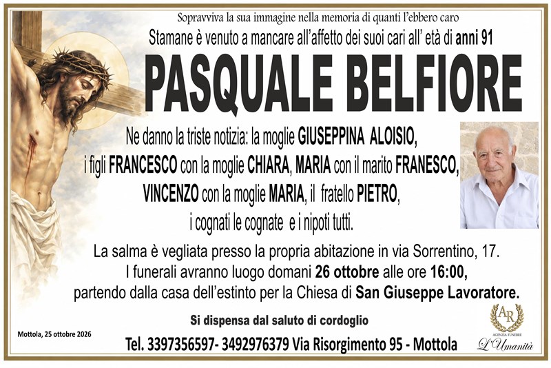 manifesto funebre