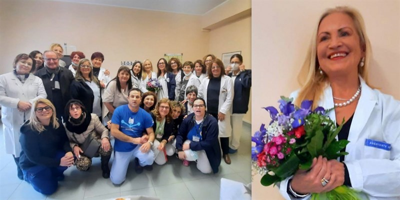La dottoressa Valentinetti e i suoi colleghi La dottoressa Valentinetti e i suoi colleghi
