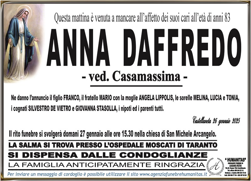 manifesto funebre