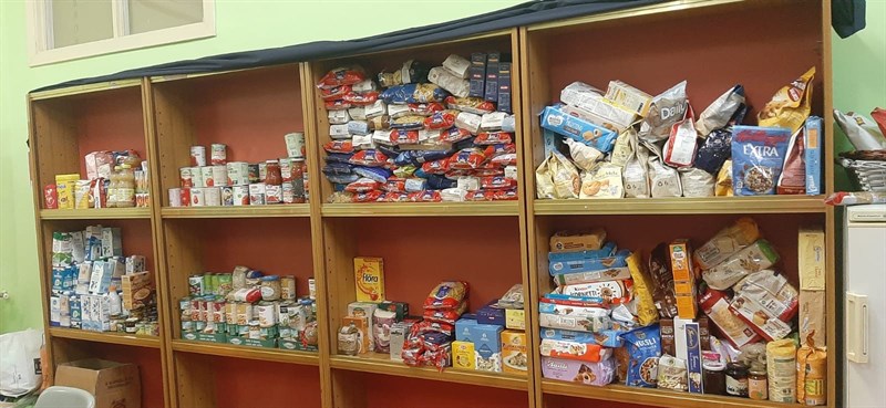 I volontari Caritas parrocchiale San Lorenzo e Gesù Bambino