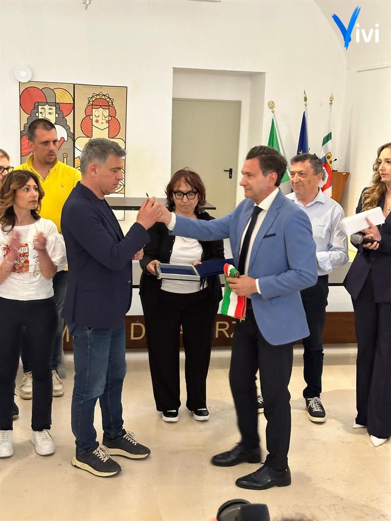 La proclamazione del nuovo sindaco Cristella