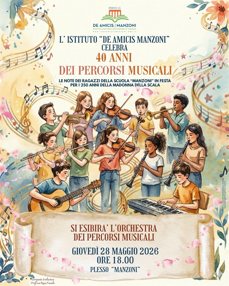 i 40 anni dei percorsi musicali