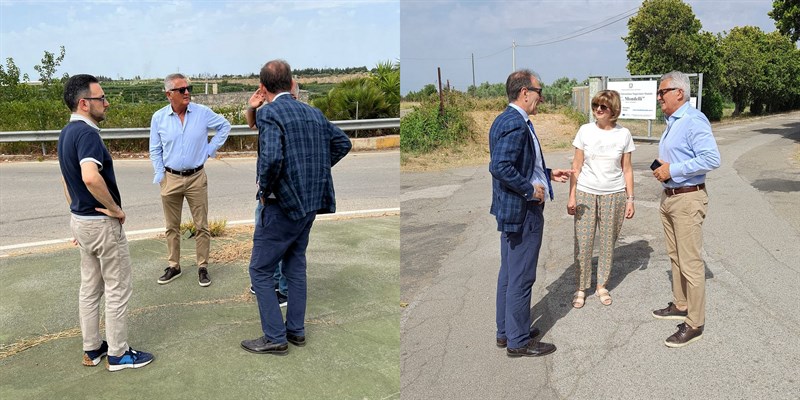 I sopralluoghi nei territori di Palagiano e Massafra I sopralluoghi nei territori di Palagiano e Massafra
