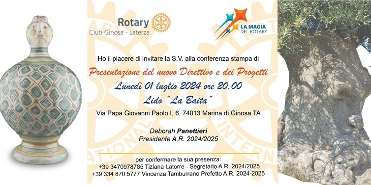 Rotary Club Ginosa-Laterza Rotary Club Ginosa-Laterza
