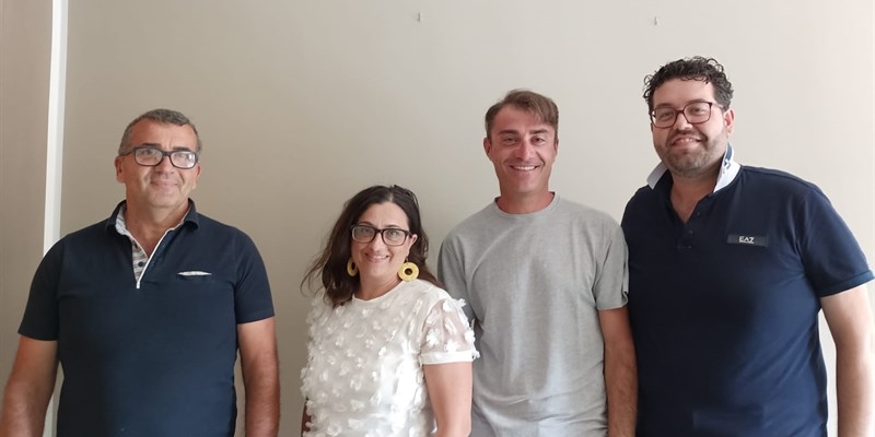 Da sinistra: Quero, Laghezza, Esposito e Pelillo Da sinistra: Quero, Laghezza, Esposito e Pelillo
