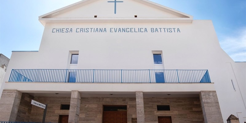 La chiesa cristiana evangelica battista di Mottola