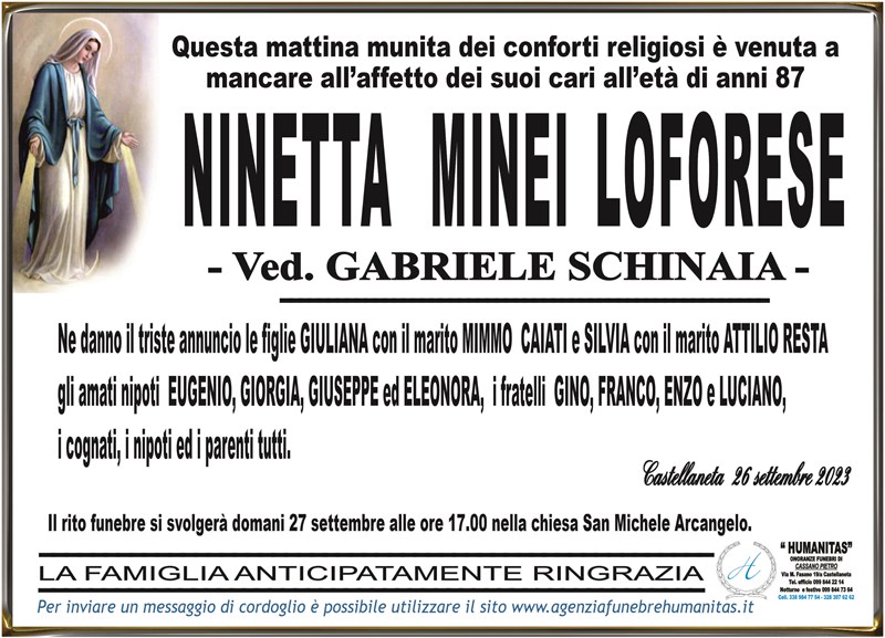 manifesto funebre